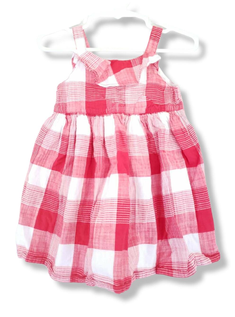 Gymboree 18-24m Star Spangled Summer Red Plaid Dress